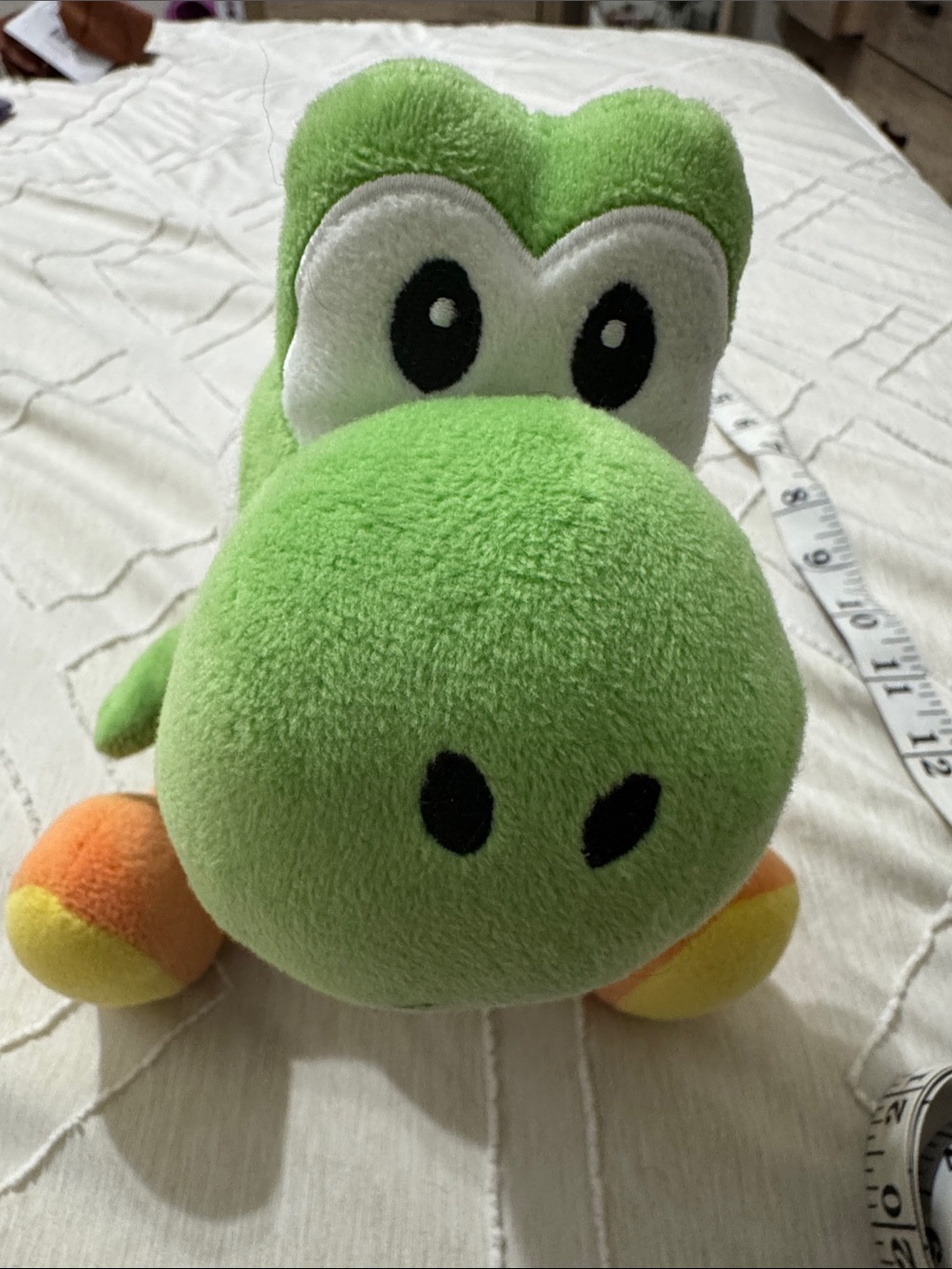 Nintendo Green Yoshi Plush with Orange and Yellow Feet